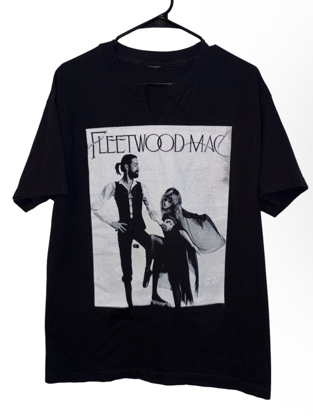 Fleetwood Mac Rumours Graphic T-Shirt Size Large Cut Neck Stevie Nicks